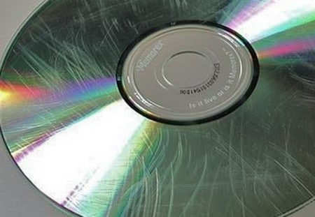 DVd is scratched
