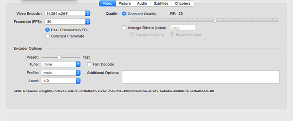 Handbrake Video Settings Tutorial for Mac version