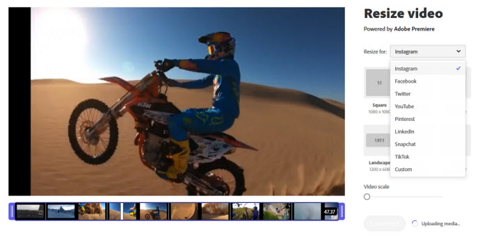 Changer la résolution d'une vidéo avec Express